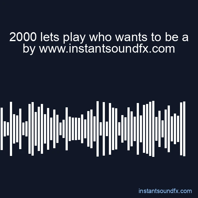 2000 lets play who wants to be a image