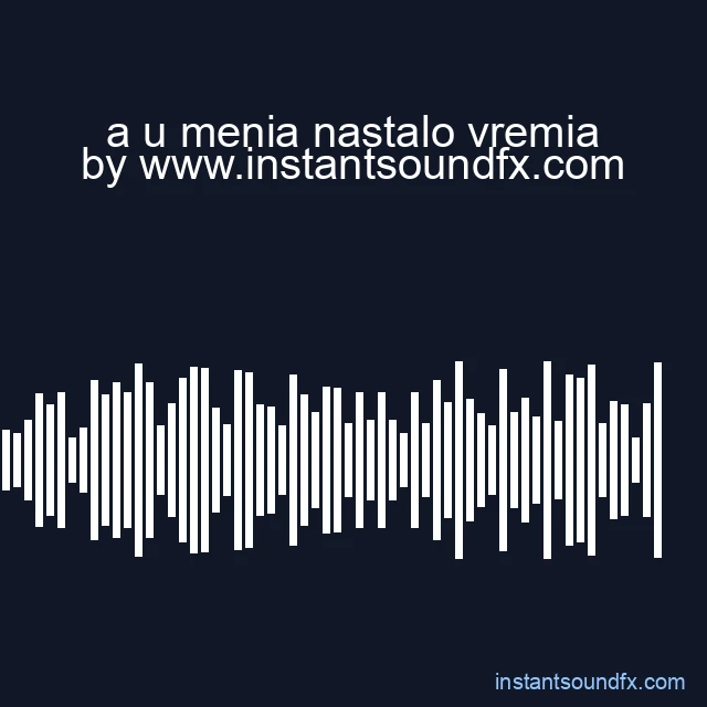 a u menia nastalo vremia image