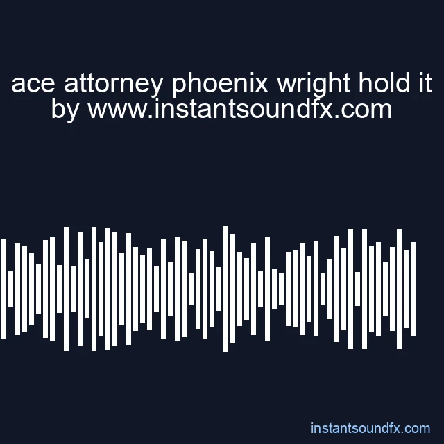 ace attorney phoenix wright hold it image