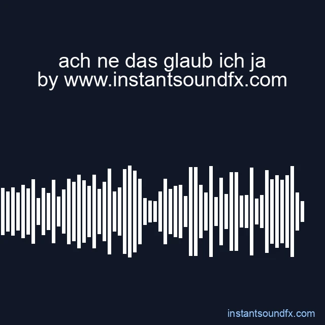 ach ne das glaub ich ja image