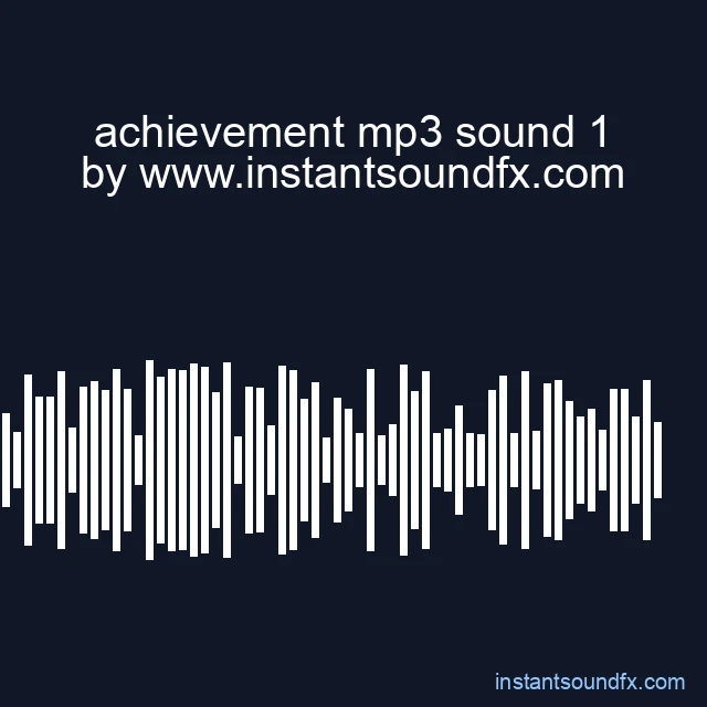 achievement mp3 sound 1 image