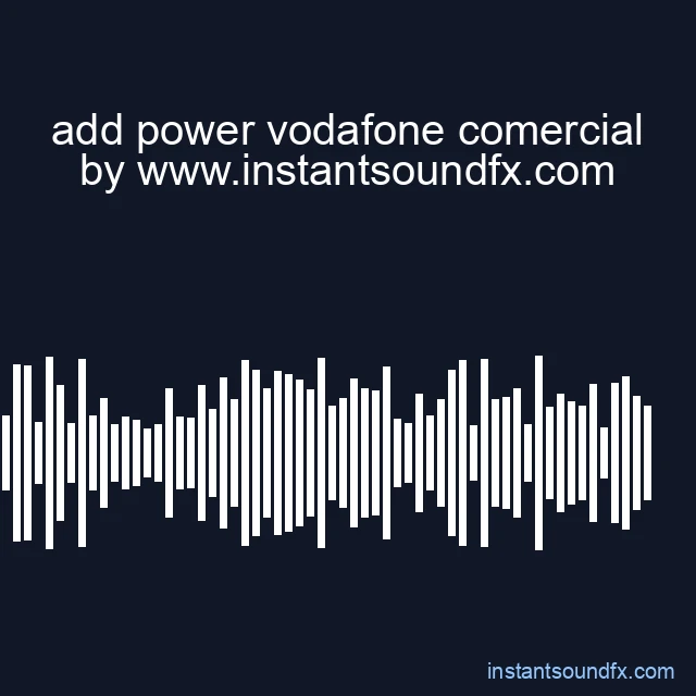 add power vodafone comercial image