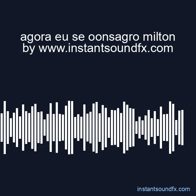 agora eu se oonsagro milton image