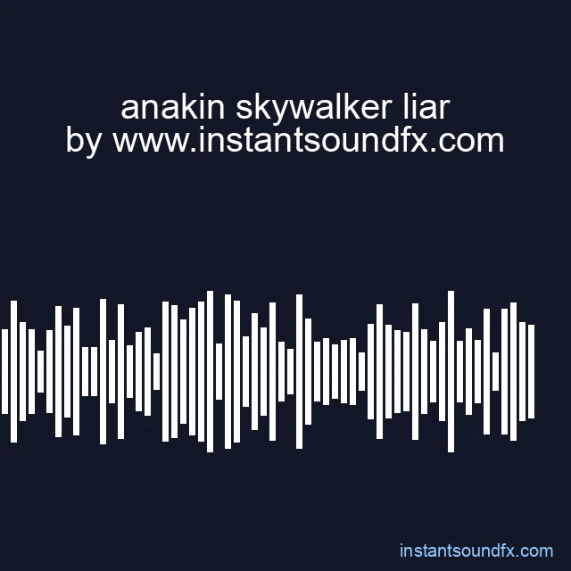 anakin skywalker liar image