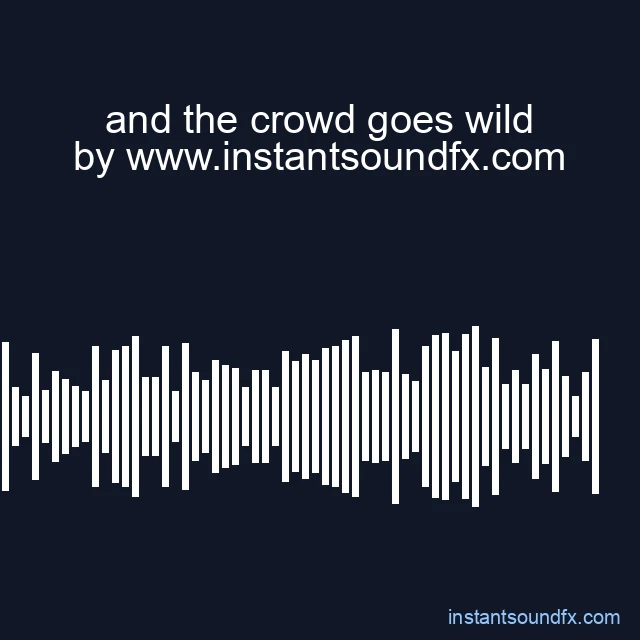 and the crowd goes wild image
