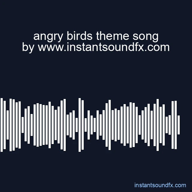 angry birds theme song image