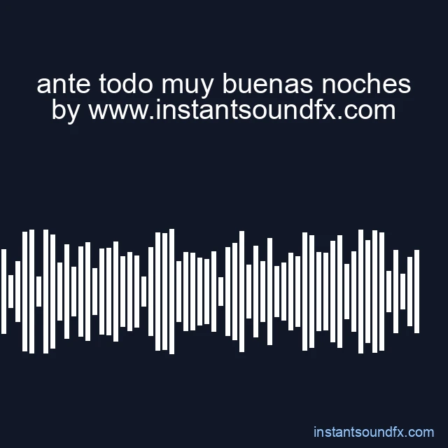 ante todo muy buenas noches image