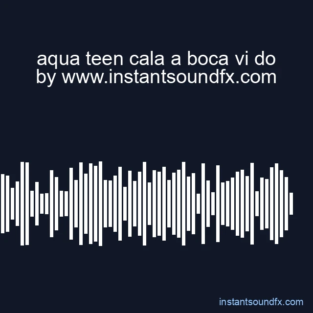 aqua teen cala a boca vi do image