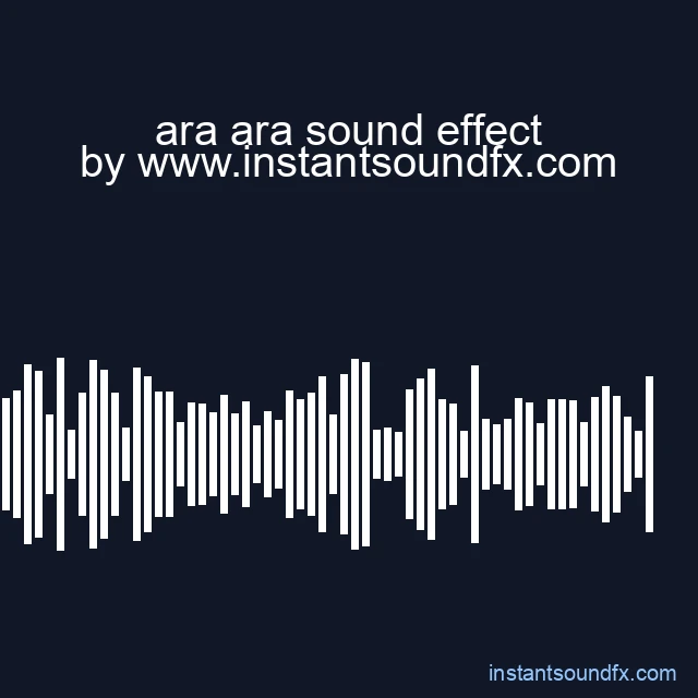 ara ara sound effect image