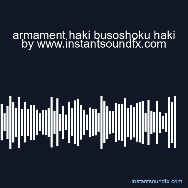 armament haki busoshoku haki image