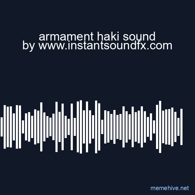 armament haki sound image