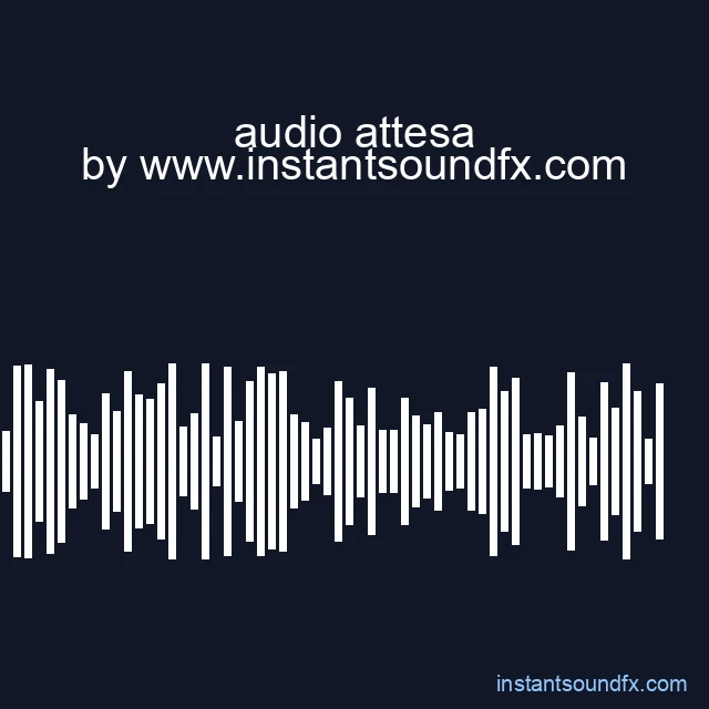 audio attesa image