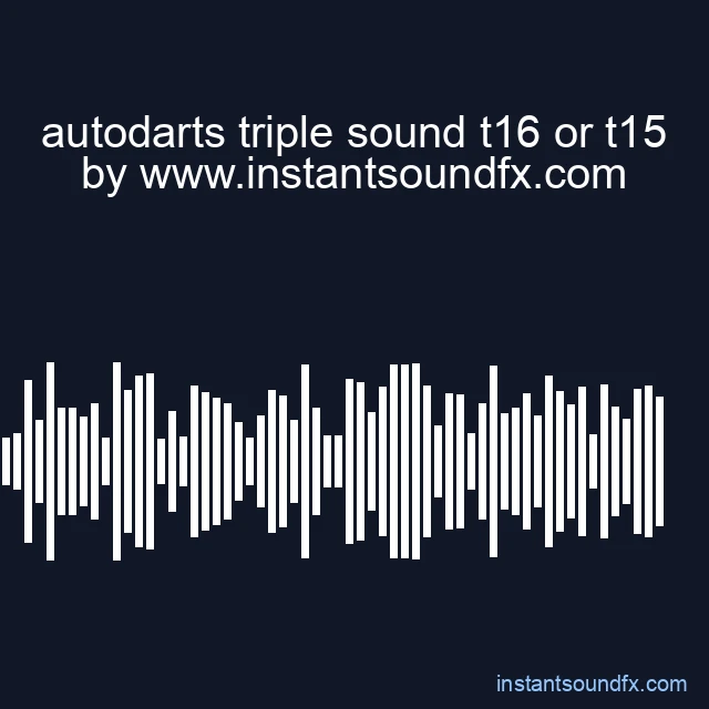 autodarts triple sound t16 or t15 image
