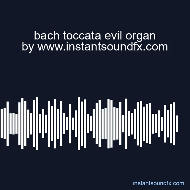 bach toccata evil organ image