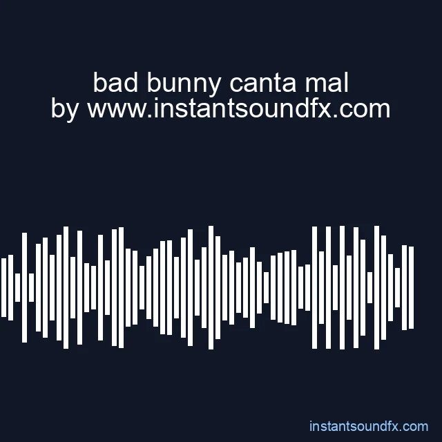 bad bunny canta mal image