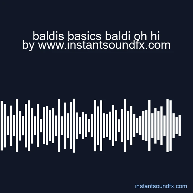 baldis basics baldi oh hi image