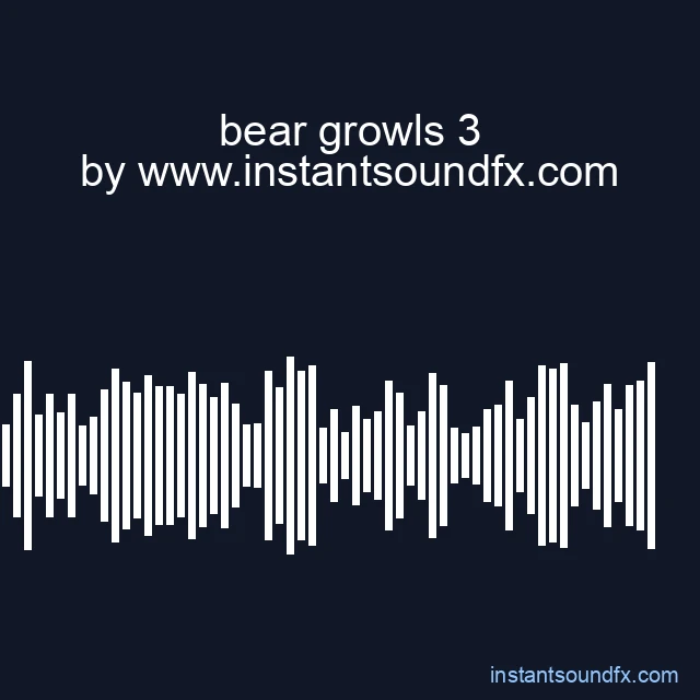bear growls 3 image