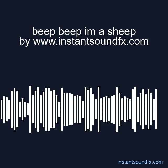 beep beep im a sheep image