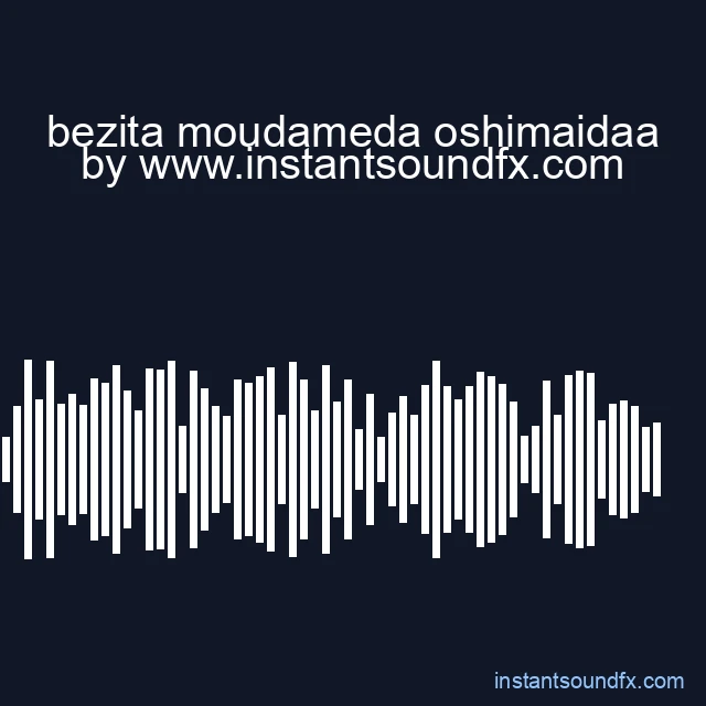 bezita moudameda oshimaidaa image