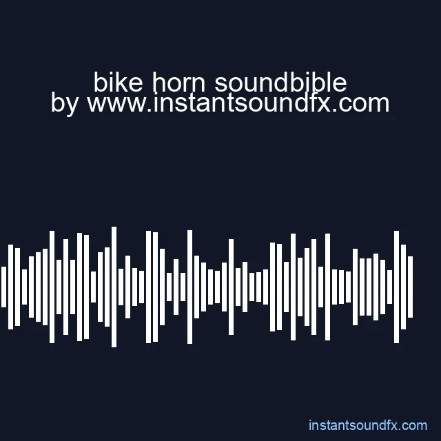 bike horn soundbible image