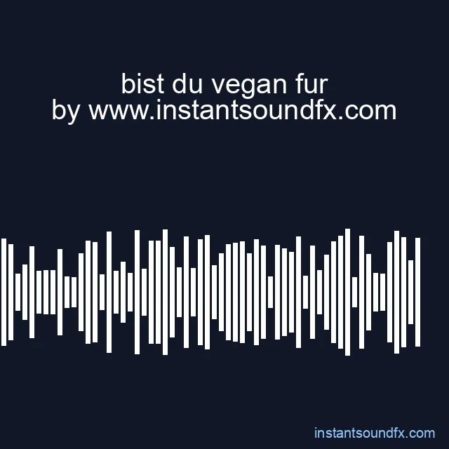 bist du vegan fur image