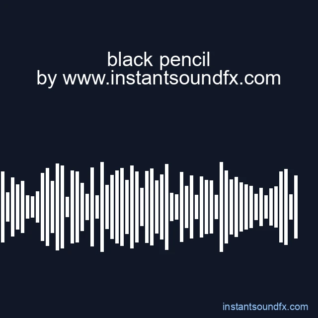 black pencil image