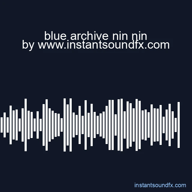 blue archive nin nin image