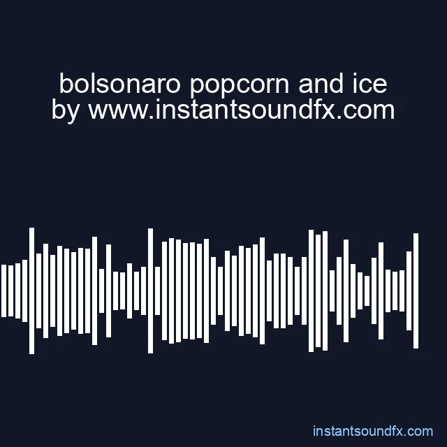 bolsonaro popcorn and ice image