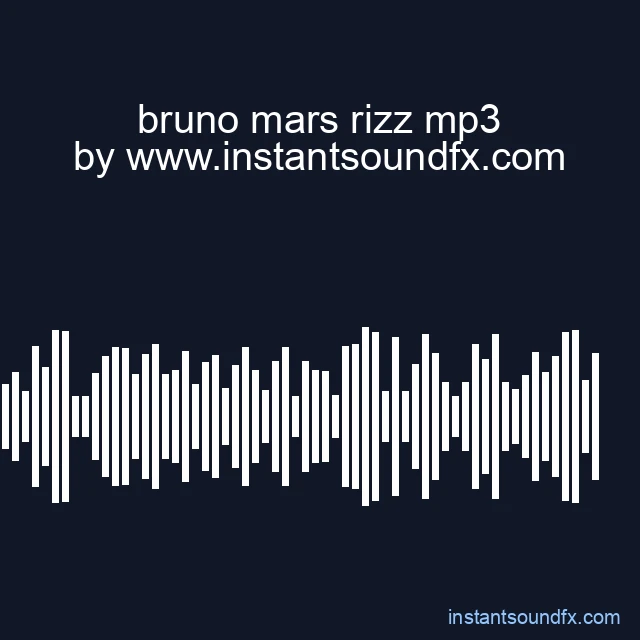 bruno mars rizz mp3 image