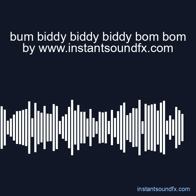 bum biddy biddy biddy bom bom image