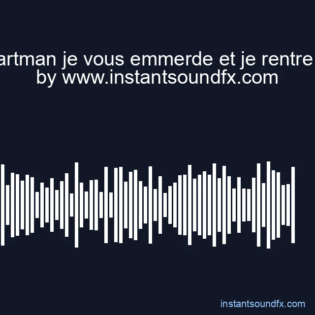 cartman je vous emmerde et je rentre a image