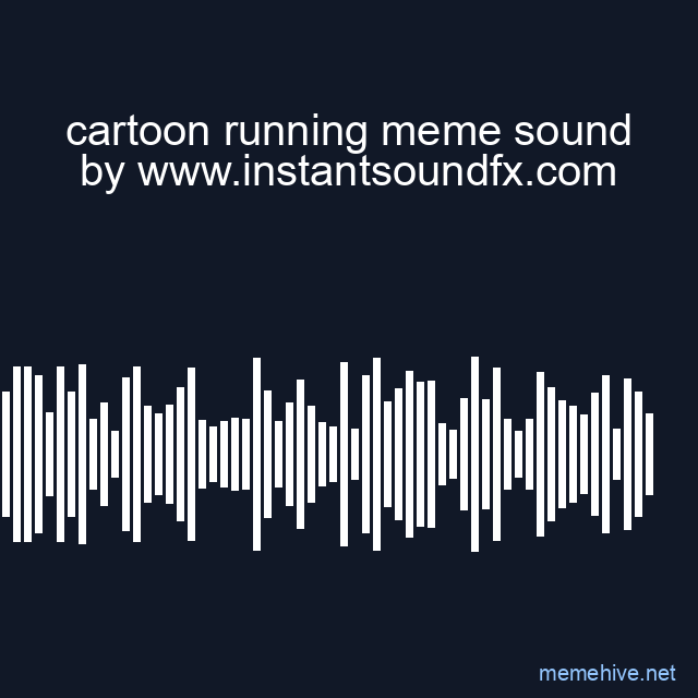 cartoon running meme sound image