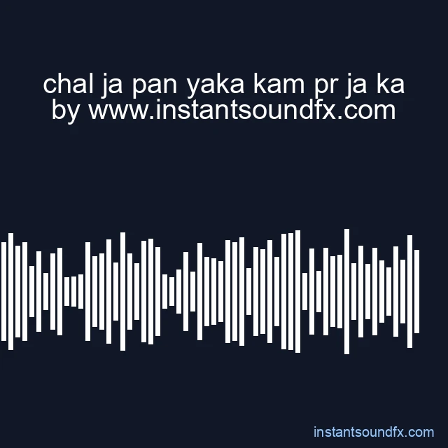 chal ja pan yaka kam pr ja ka image
