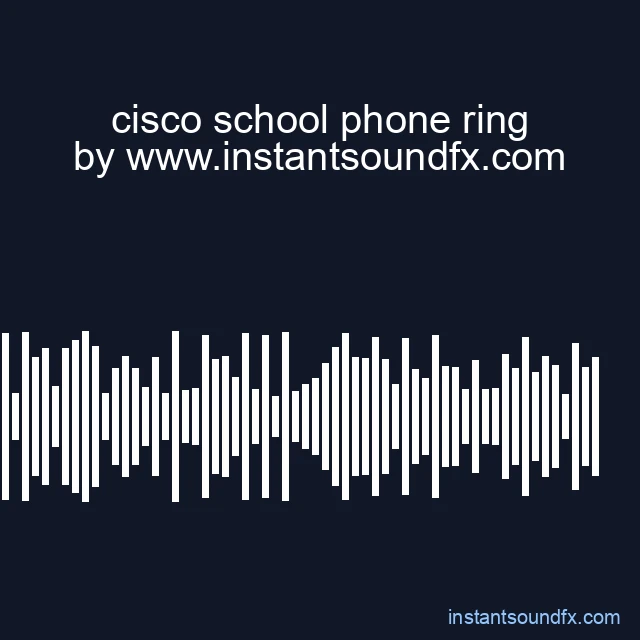 cisco school phone ring image