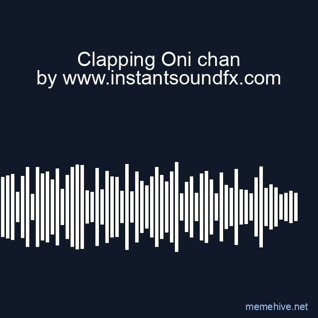 Clapping Oni chan image