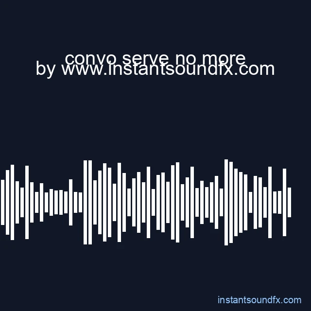 convo serve no more image