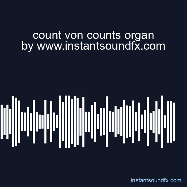 count von counts organ image