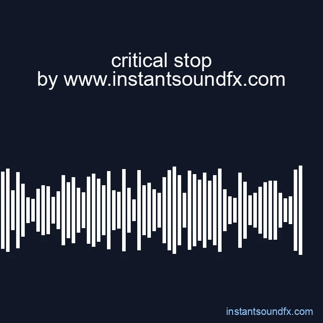 critical stop image
