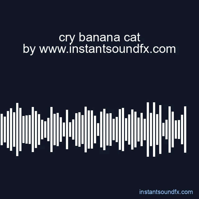 cry banana cat image