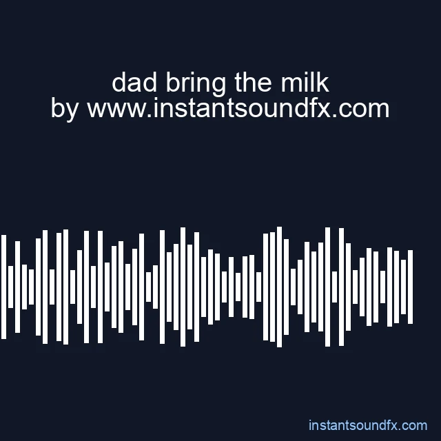 dad bring the milk image