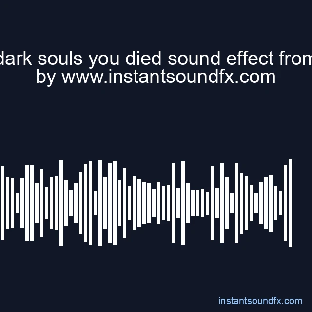 dark souls you died sound effect from image