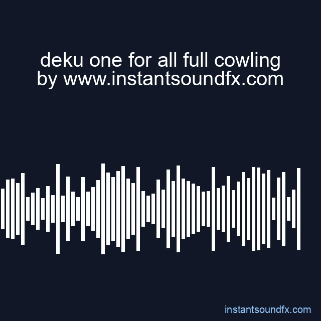 deku one for all full cowling image