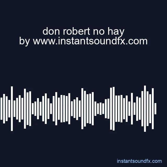 don robert no hay image