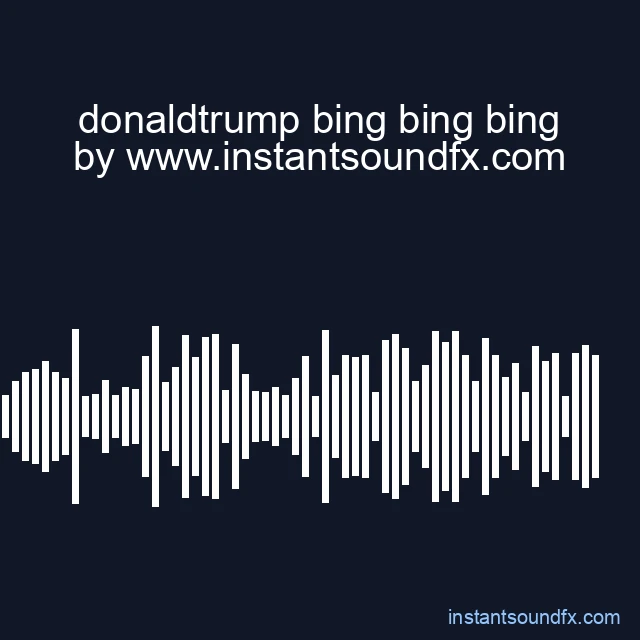 donaldtrump bing bing bing image
