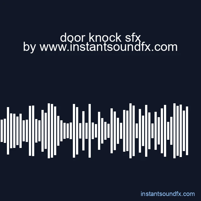 door knock sfx image