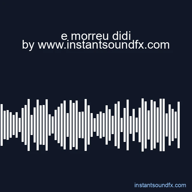 e morreu didi image
