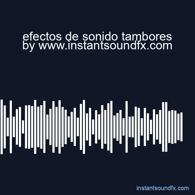 efectos de sonido tambores image