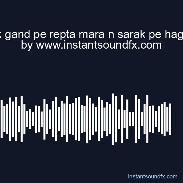ek gand pe repta mara n sarak pe hagta image