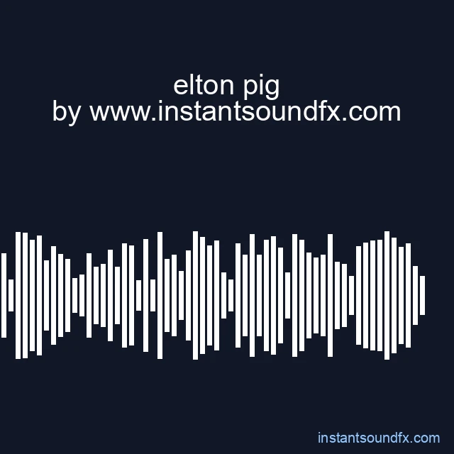 elton pig image