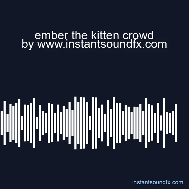 ember the kitten crowd image